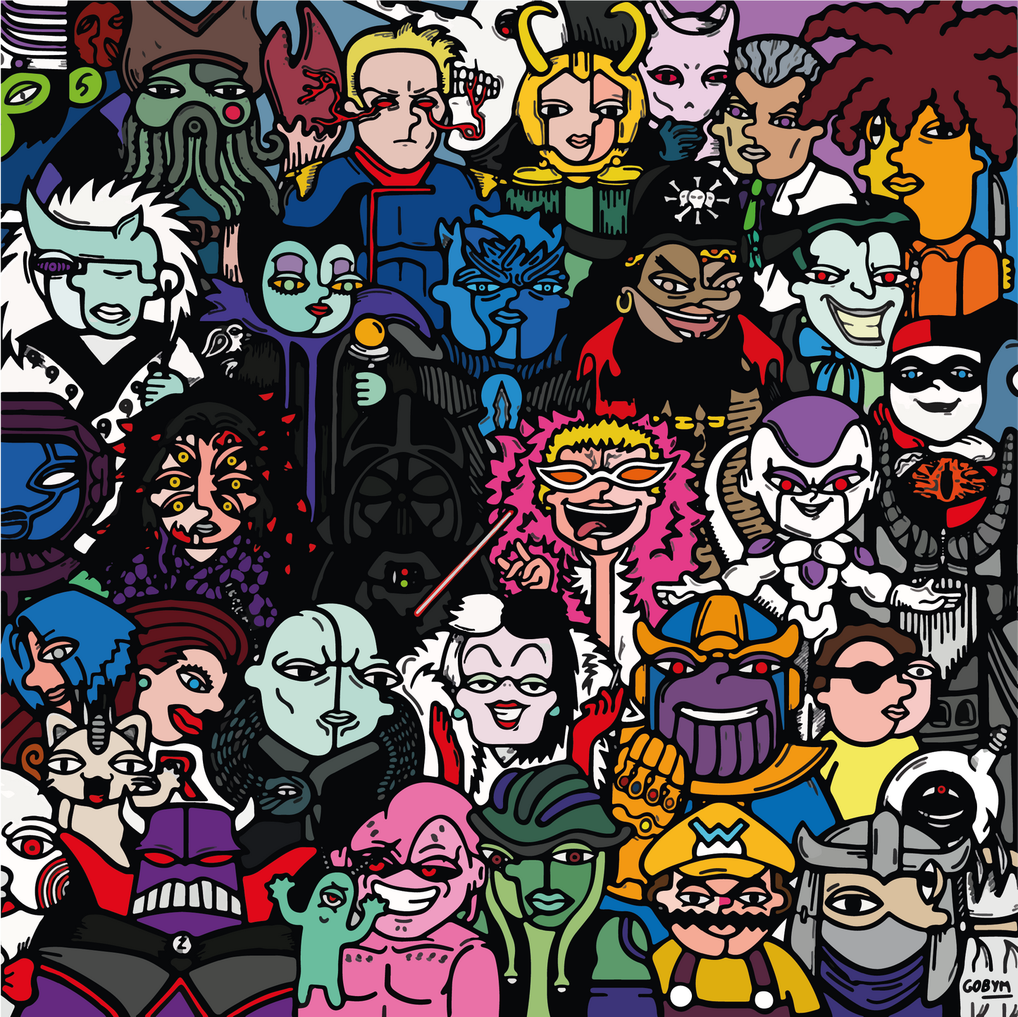 ALL VILLAIN FACES